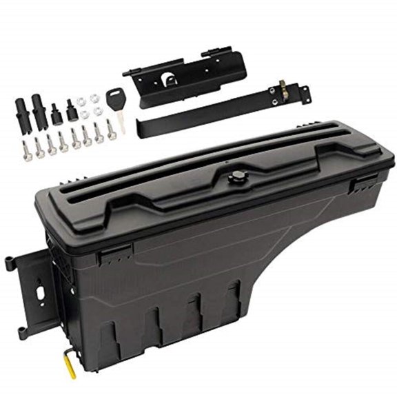 PIT66 Driver Side Truck Bed Storage Box Toolbox Fit For Toyota Tundra 07-20 6' 6" Bed
