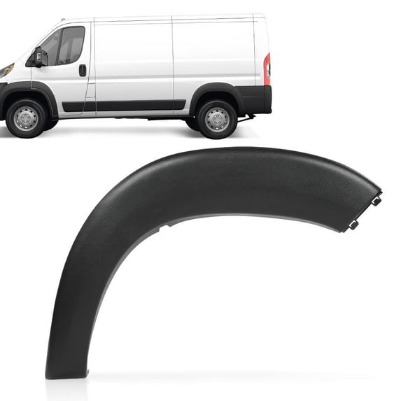 PIT66 Fender Flare Textured Left Driver Side Fit for Dodge Ram Promaster 2019-2022
