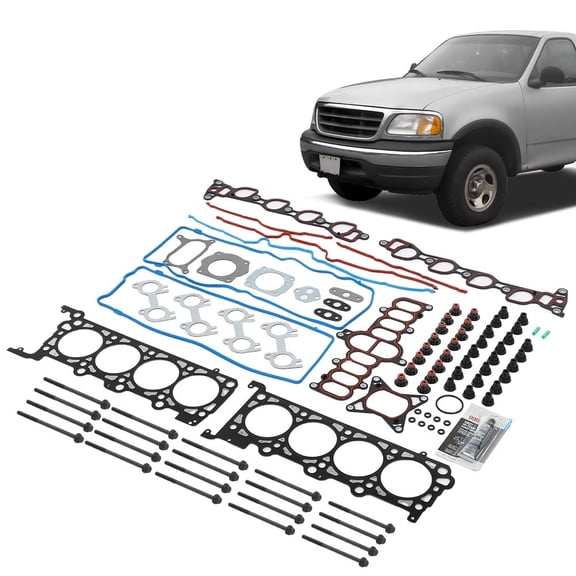 PIT66 Head Gasket Set Bolts Fit For 1997-1999 4.6L Ford Explorer F150 F250 E150 Head Gasket Set Bolts 281CID