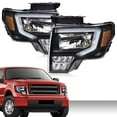 thumbnail image 1 of PIT66 Fit For 2009-2014 Ford F150 F-150 Truck LED DRL Projector Headlights Left+Right, 1 of 9