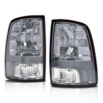 PIT66 Fit For 2009-2018 Dodge Ram 1500 2500 3500 Red Smoke Tail Light Brake Lamp 1Pair