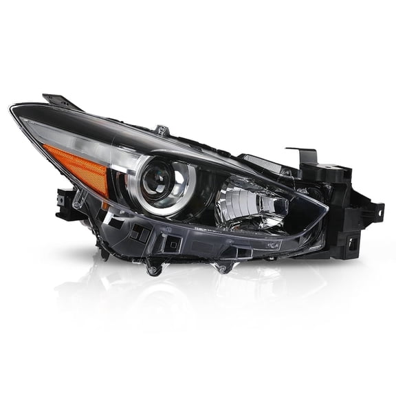PIT66 Headlamp LH/Driver Side Clear Halogen Headlight Assembly Fit For Mazda 3 2017-2018