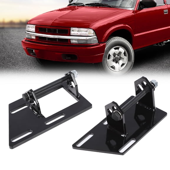 PIT66 Engine Swap Mounts Brackets Fit For 83-05 S10 S15 Blazer Jimmy Sonoma Bravada SBC Engine Swap Mounts 2wd V8