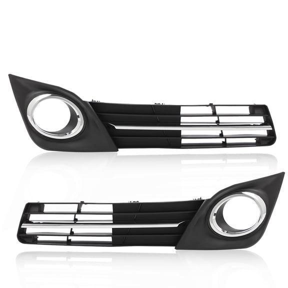 PIT66 Fog Light Bezel Cover Grille Molding Fit for 2012-2014 Toyota Camry SE Driver and Passenger Side