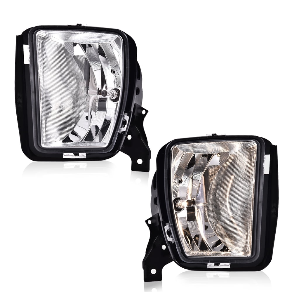 PIT66 Fog Light Fit for 13-18 Dodge Ram 1500 Pickup/2019 Dodge Ram 1500 Classic Fog Lamp Assembly Driver & Passenger Side Left/Right