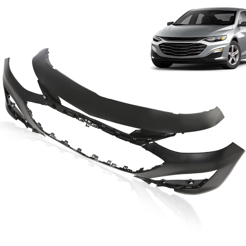 Alzare® BNDL-224522 - 2-Piece (Front Bumper Grille, Lower Grille Frame) (Standard Line