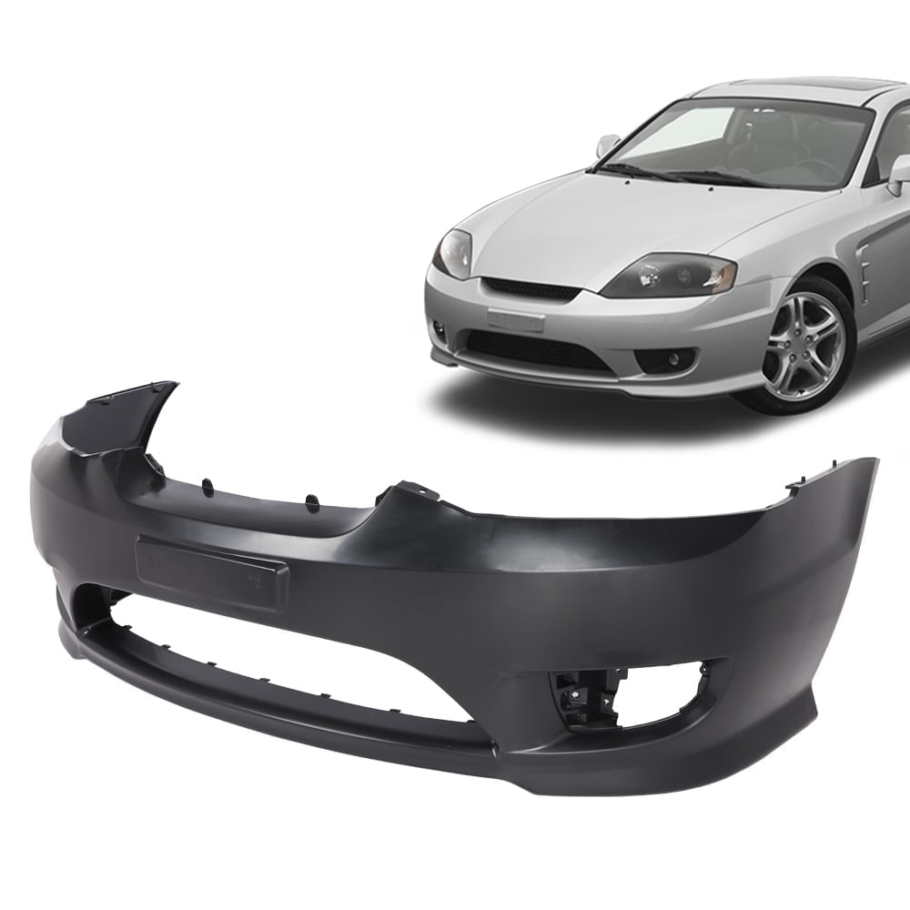 PIT66 Front Bumper Cover Fit For 2005-2006 Hyundai Tiburon W/ Fog Lamp ...