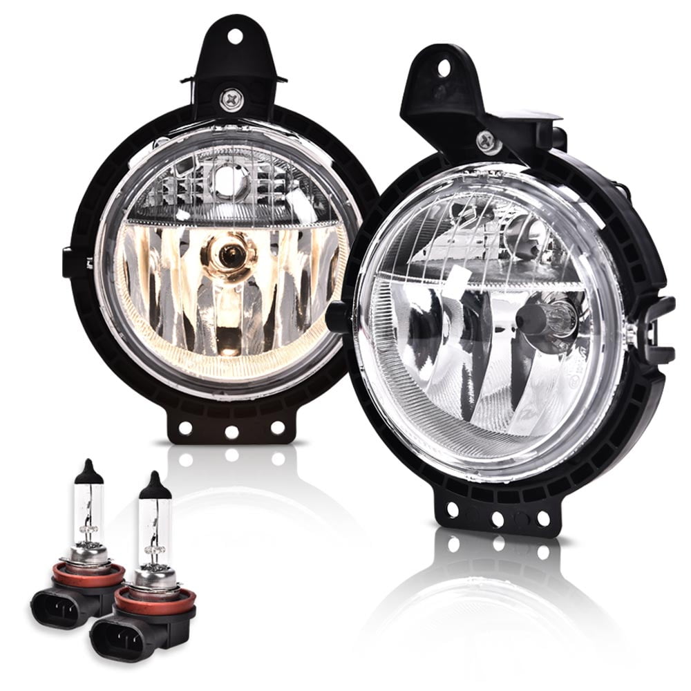 PIT66 Front Bumper Fog Light, Fit for 2007 2008 2009 2010 2011 2012 2013 2014 2015 Mini Cooper R55 R56 R57 R58 Bumper Fog Lamp Assembly Driver & Passenger Side Left/Right