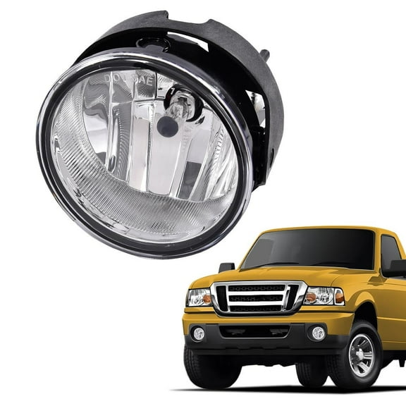 PIT66 Front Bumper Fog Light Fog Driving Lamp Assembly Accessories faros antiniebla Clear Lens, Fit for 2008-2011 FORD Ranger/ 2007-2014 FORD Expedition