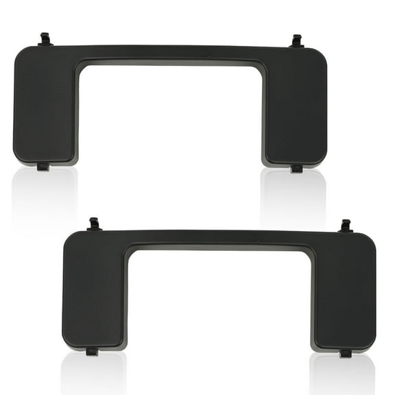 PIT66 Front Bumper Tow Hook Bolt Cover Caps Pair Fit for Ford F250 F350 Super Duty 2017-2022 HC3B 17F751-AC, HC3B 17F751-AD, HC3Z17A900D, HC3Z17A900B Black