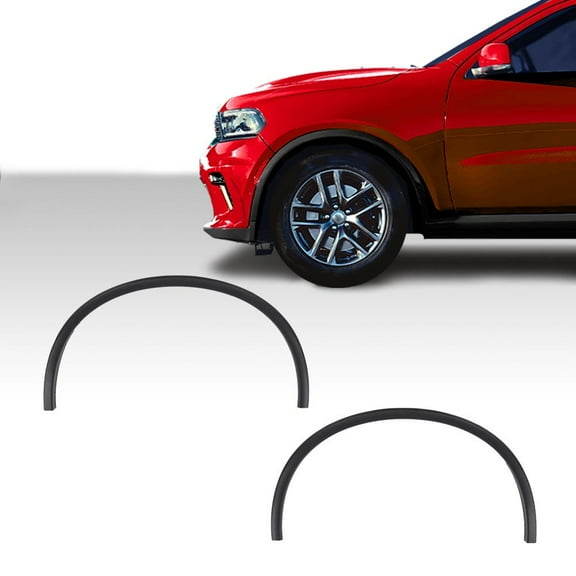 PIT66 Front Driver and Passenger Side Fender Trim Fit For 2011-2021 Dodge Durango