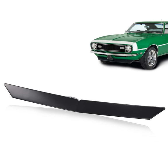 PIT66 Front Lower Spoiler Air Dam Chin Baffle Black Fit For 1967-1968 Camaro Firebird