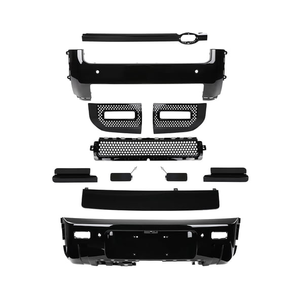 PIT66 Front Rear Lip Bumper Guard Skid Kit For Land Rover Defender 90 110 130 2020-24