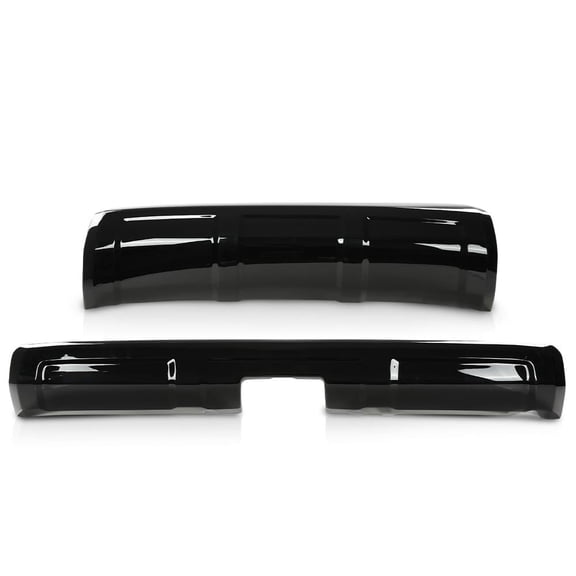 PIT66 Front & Rear Lower Valance Panel Bumper Cover Glossy Black Fit for Toyota 4Runner TRD 2014-2023