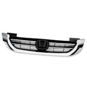 PIT66 Front Upper Bumper Hood Grille Fit for Honda Accord Sedan 2013-2015 Grill Chrome/Black