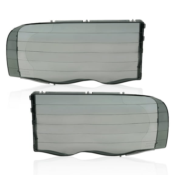PIT66 Headlight Cover Fit for 2002-2005 Dodge Ram 1500 2500 3500 Left Driver And Right Passenger Side
