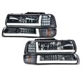 thumbnail image 1 of PIT66 Headlight Fit for99-02 Chevrolet Silverado 1500 2500/01-02 Silverado 1500HD 2500HD 3500/00-06 Suburban Tahoe 1500 2500 LED DRL Head Lamp, 1 of 9
