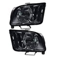 thumbnail image 1 of PIT66 Headlights Headlamps Fit for 2005-2009 Ford Mustang Smoke/Black Lens, 1 of 8