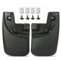 PIT66 Heavy Duty Molded Mud FlapsFit for 2005 2006 2007 2008 2009 2010 2011 2012 2013 2014 2015 Toyota Tacoma,Splash Guards Mudguard 2PCS (Front Molded Mud Flaps) with Screw
