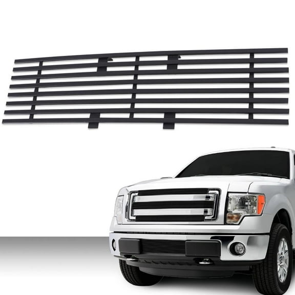 PIT66 Insert Lower Bumper Billet Grille Grill Fit For 09-14 Ford F150 F-150 Pikcup