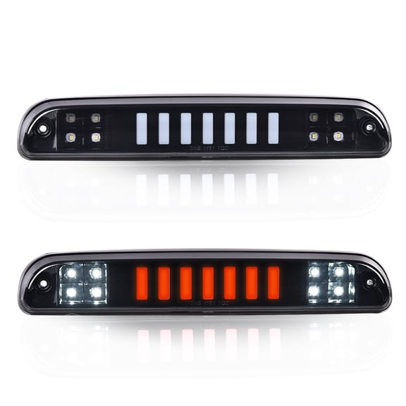 PIT66 LED 3rd Brake Light, Fit for 1993-2011 Ford Ranger/1999-2016 Ford F250 SD F350 SD F450 SD F550 SD/1995-2003 Mazda B2300 B2500 B3000 B400 Third Brake Stop Lamp Smoky Lens Black Housing…