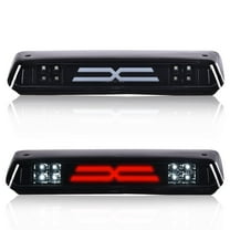 PIT66 Led Bar High Mount Stop Light Rear Tail Cargo Lamps Clear Lens Black Housing LED 3rd Brake Light X Type, Fit for Ford F150 2004-2008