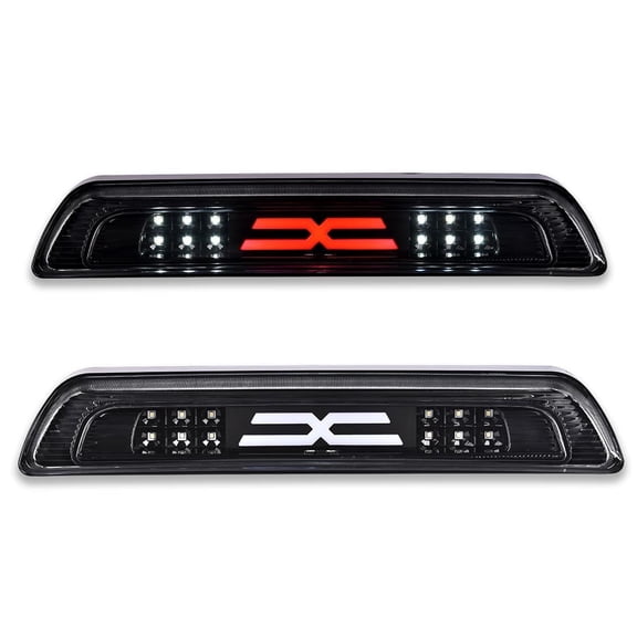 PIT66 LED 3rd Brake Light High Mount LED 3rd Thrid Tail Cargo Brake Light Clear Lens Black Housing Fit for Toyota Tundra 2007-2018