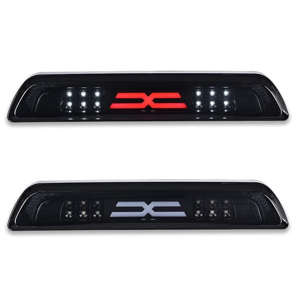 LED 3rd Brake Light High Mount LED 3rd Thrid Tail Cargo Brake Light Smoky Lens Black Housing Fit for Toyota Tundra 2007-2018