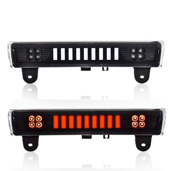 PIT66 LED 3rd Brake Light High Mount Stop Lamp Clear Lens Black Housing Fit for 2000-2006 Chevy Suburban 1500 2500 Tahoe/2000-2006 GMC Yukon/2000-2006 GMC Yukon XL 1500 2500
