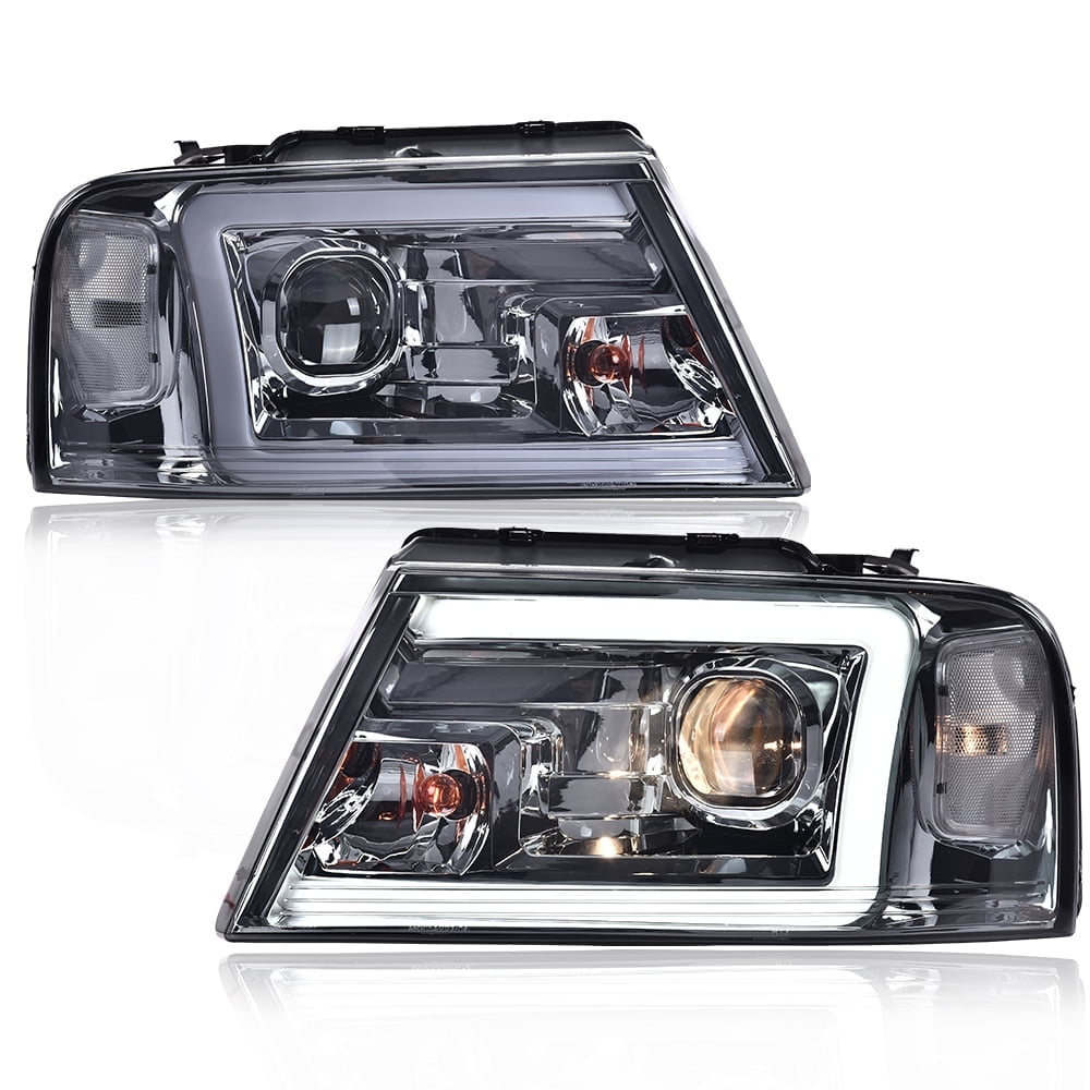 Buy OEDRO LED DRL Headlight Assembly Replacement For 2004-2008 Ford