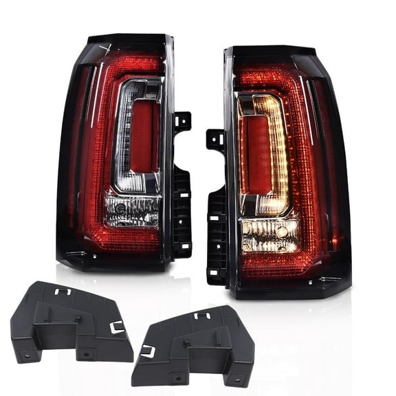 PIT66 LED Tail Light Fit For GMC Yukon Yukon XL 15-20 Rear Brake Lamp Driver Passenger