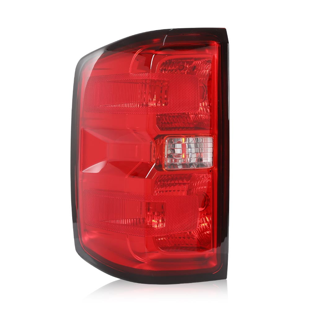 PIT66 LED Tail Lights Assembly, Fit for 2014-2019 Chevy Silverado/2015-2019 GMC Sierra Tail Lamp Brake Lamp Driver Side Red Lens…
