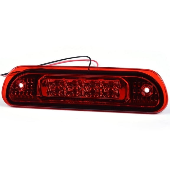 PIT66 LED Third 3rd Brake Light Tail Lamp Chrome Red Brake Lamp Fit for Grand Cherokee 1999-2004