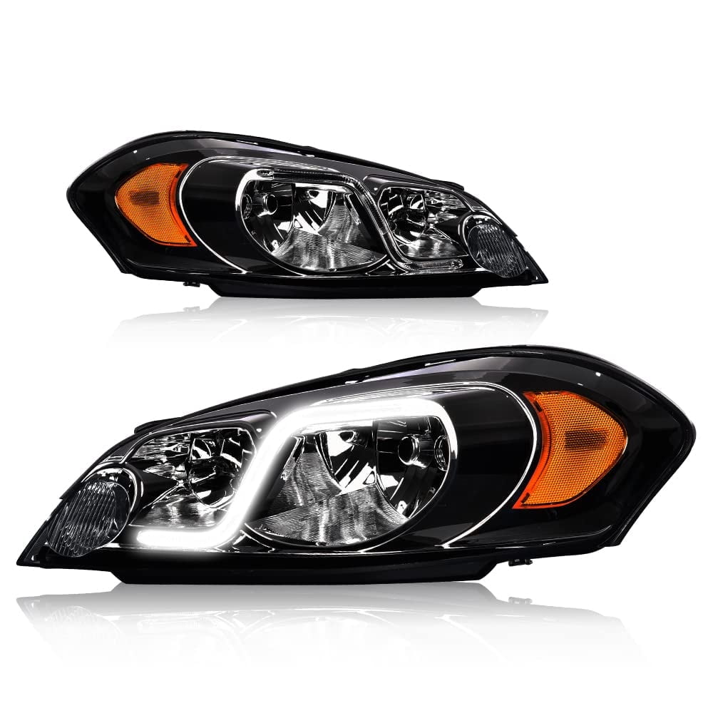 PIT66 Led Headlight, Fit for 06-13 Chevy Impala /14-16 Chevrolet Impala ...