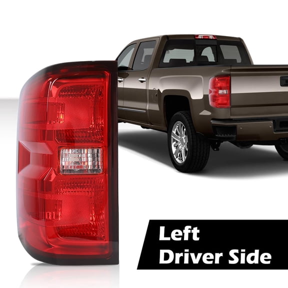 PIT66 Left Driver Side Tail Light Brake Lamp Fit for Chevy Silverado 1500 2014-2018