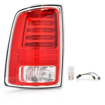 PIT66 Left LED Tail Light Fit for Dodge Ram 1500 2013-2018/ Ram 2500 3500 2014-2018 LH 68093079AC, CH2800203