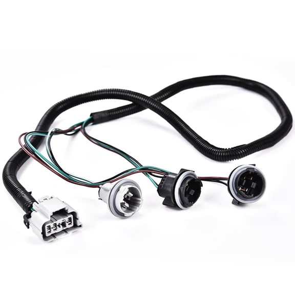 PIT66 Left Tail Light Lamp Wiring Harness, Fit for 07-14 Chevrolet Silverado/08-14 GMC Sierra