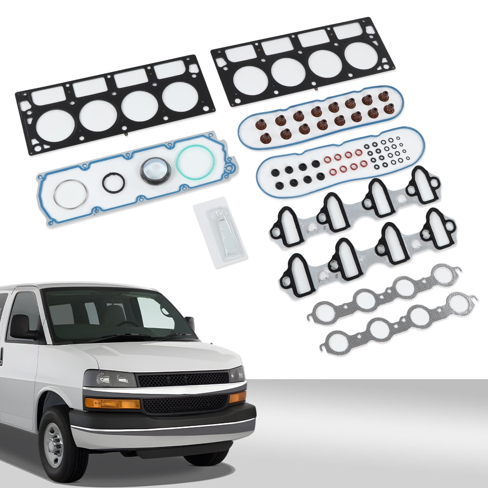 MLS Head Gasket Set Fit for Chevy Colorado/Express/Silverado 1500/Tahoe 2008-2011,Fit GMC Canyon/Savana/Sierra/Yukon 2008-2011,Fit Hummer H3/H3T 2010 HS26190PT-4