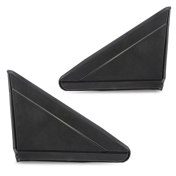 Mirror Flag Applique w/o Trim Fit for Chrysler Town & Country 2008-2016 Mini Passenger Van/Fit Dodge Grand Caravan 2008-2020 LH & RH Exterior Side View Mirror Triangle Trim