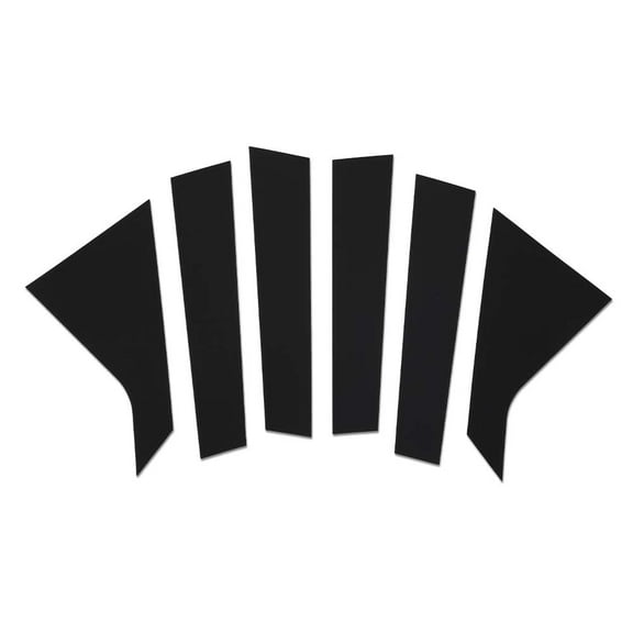 PIT66 Pillar Post Door Trim Cover Fit for 2014 2015 2016 2017 2018 2019 2020 Chevy Impala Glossy Black 6PCS