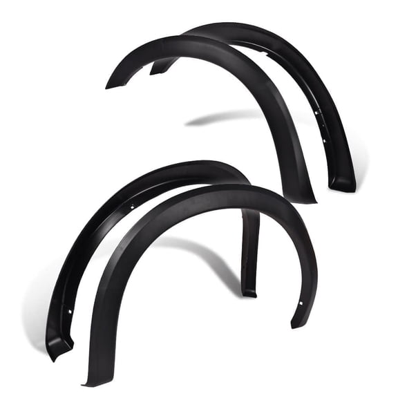 Fender Flares 4Pcs Fit For 1999-2007 Ford F250 F350 Super Duty Black Pocket Factory Wheel Flares Set