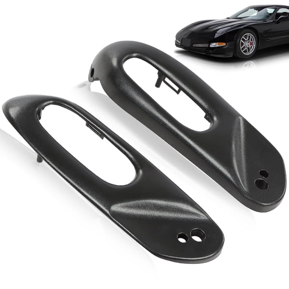 Left&Right Power Seat Switch Bezel Trim Black Fit For 1997-04 Chevrolet Corvette