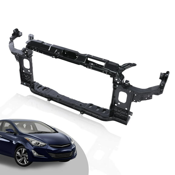 PIT66 Radiator Support Fit For 11-14 Hyundai Elantra Sedan Textured Assembly HY1225169