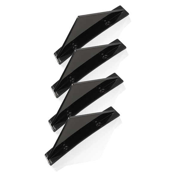 PIT66 Rear Bumper Diffuser Lip Splitter, Fit for Chevy Camaro Glossy Black 4 PCS