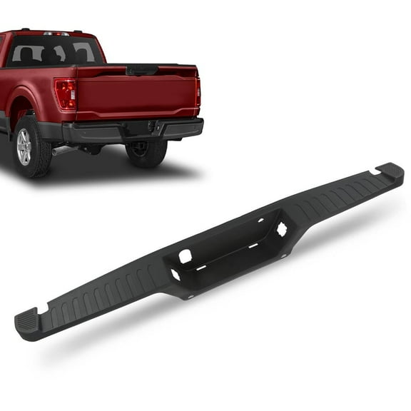 PIT66 Rear Bumper Top Step Pad Cover w/Tow and Park Aid Fit for All Ford F150 2015-2020 (Sensors not Included)Black HL3Z17B807BB, FO1191143