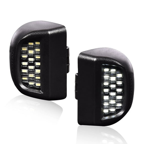 PIT66 Rear LED License Plate Light Housing Fit for 1999-2013 GMC Sierra 1500 2500HD 3500HD