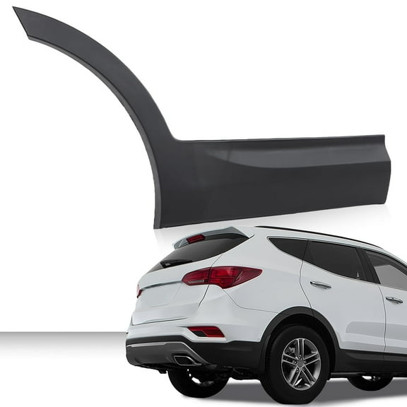 PIT66 Rear Right Door Lower Molding Door Garnish Fit for Hyundai Santa Fe Sport 2013 2014 2015 2016 2017 2018 Black 877324Z000