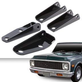 PIT66 Rear Shock Relocation Kit Fit For 1963-72 Chevy C10 C20 GMC Pickup Lowered Truck