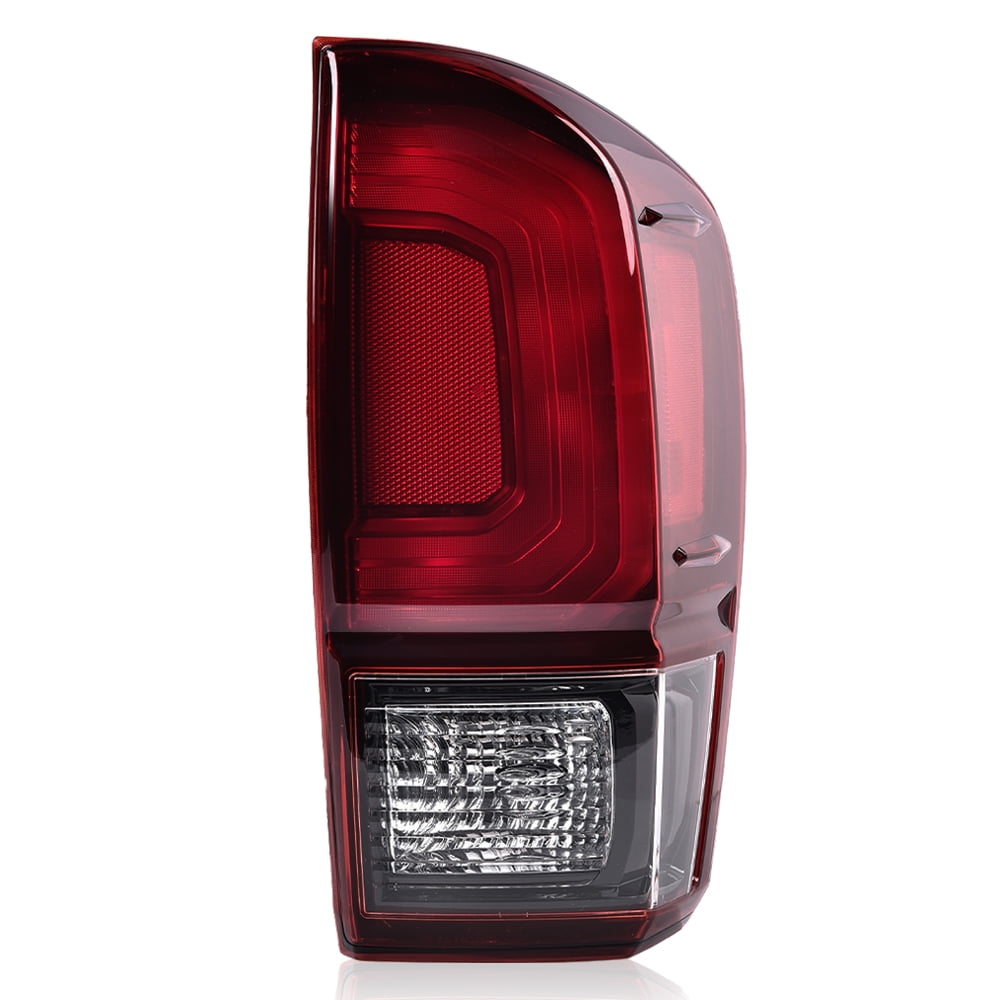 PIT66 Rear Tail Light Lamp Fit for Toyota Tacoma 2016-2023 All Models 8155004200,81550 04200,81550-04200,TO2801201 Red Lens Black Housing Right
