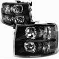 thumbnail image 1 of PIT66 Rectangle Headlight Replacement Lamp Fit For 07-14 chevy silverado 1500 2500HD Headlamps, 1 of 8